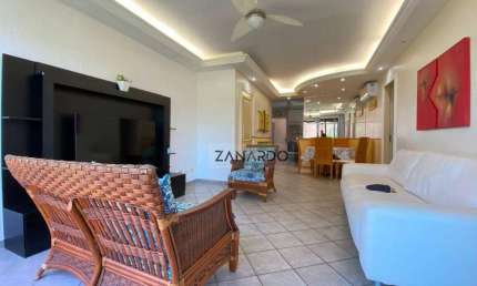 Apartamento Vista Mar 3 dormitórios para alugar, 114 m² por R$ 12.000/mês - Riviera de São Lourenço - Bertioga/SP
