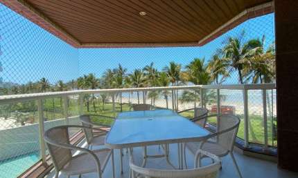 Apartamento Pé na areia 5 dormitórios, 293 m² - venda por R$ 9.580.000 ou aluguel por R$ 30.000/mês - Riviera de São Lourenço - Bertioga/SP