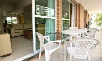 Apartamento com 4 quartos sendo 2 suítes à venda, 144 m² por r$ 2.800.000 - riviera de são lourenço