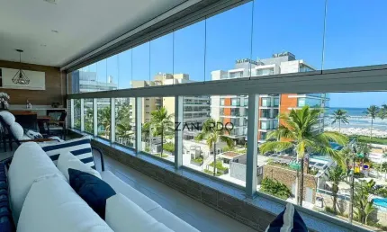 Apartamento vista mar para venda em riviera de são lourenço