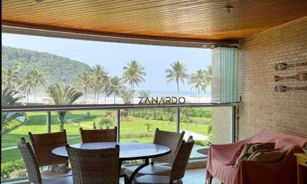 Apartamento pé na areia para venda no condomínio da riviera de são lourenço