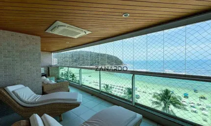 Apartamento pé na areia para venda no condomínio da Riviera de São Lourenço