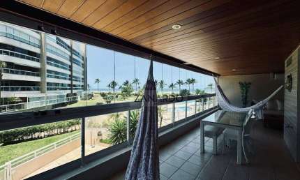 Apartamento Pé na Grama, vista mar em Riviera de São Lourenço