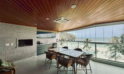 Apartamento pé na areia para temporada em riviera de são lourenço