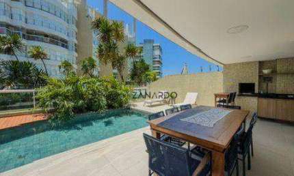 Apartamento térreo vista mar e pé na grama para locação em Riviera de São Lourenço
