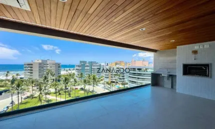 Apartamento lançamento vista mar e pé na grama em Riviera de São Lourenço