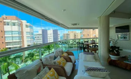 Apartamento 5 suítes, 192 m² - venda por R$ 8.500.000 ou aluguel por R$ 25.000/mês - Riviera de São Lourenço - Bertioga/SP