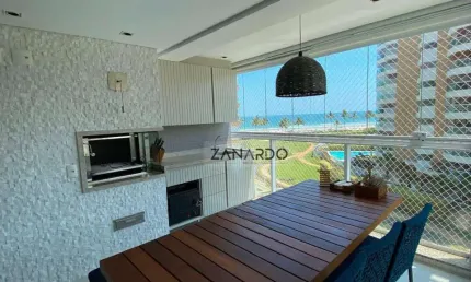Apartamento com 4 suites à venda, 153 m² por r$ 7.450.000 - riviera de são lourenço - bertioga/sp