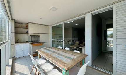 Apartamento vista mar 4 dormitórios sendo 3 Suites e 4 banheiro para alugar temporada na Riviera de São Lourenço