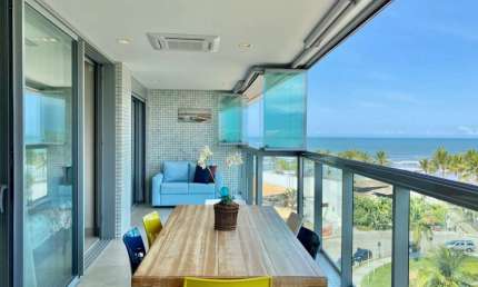 Apartamento vista mar para locação em Riviera de São Lourenço