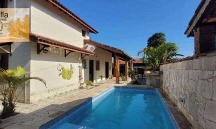 Casa com 2 dormitórios à venda, 118 m² por R$ 435.000,00 - Estância Balneária Tupy - Itanhaém/SP