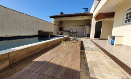 Casa com 3 dormitórios à venda, 108 m² por R$ 450.000,00 - Grandesp - Itanhaém/SP