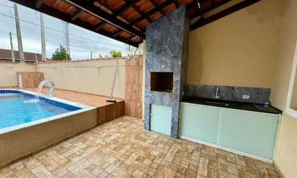Casa com 2 dormitórios à venda, 156 m² por R$ 570.000,00 - Jardim Bopiranga - Itanhaém/SP