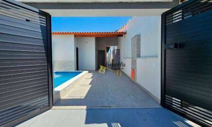 Casa com 3 dormitórios à venda, 87 m² por R$ 435.000,00 - Bopiranga - Itanhaém/SP