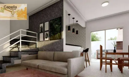 Village com 2 dormitórios à venda, 70 m² por r$ 299.000,00 - balneário gaivota - itanhaém/sp
