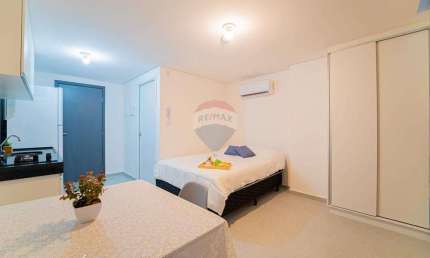 Flat mobiliado à venda com 20m², no Jardim Oceania, João Pessoa - PB