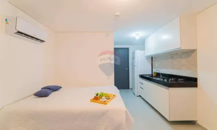 Flat à venda com 1 quarto, mobiliado com 20m² em jd oceania, joão pessoa-pb