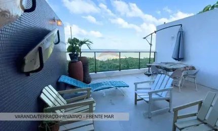 Flat para alugar, pé na areia no CSQ Smart Bessa, Jardim Oceania - João Pessoa - PB