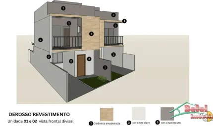 Sobrado com 3 dormitórios à venda por R$ 520.000 - Alto Boqueirão - Curitiba/PR