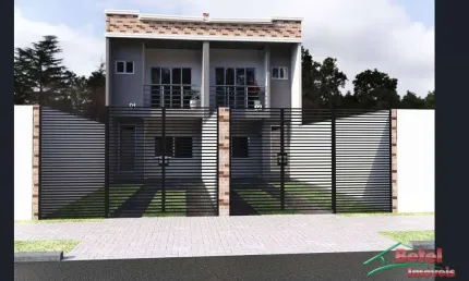 Sobrado com 3 dormitórios à venda por r$ 479.000,00 - sítio cercado - curitiba/pr
