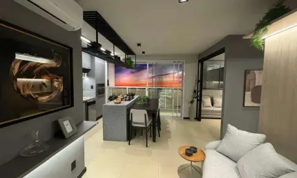 apartamento com  2 quartos sendo um suite,  Área de lazer completa a 100 metros do metrô , Lazer mais completo da região , com vaga de garagem
