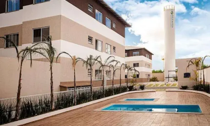 apartamento no bella vitta club residence ll com 2 quartos, sala, cozinha, wc social, lazer, piscina, churraqueira, etc