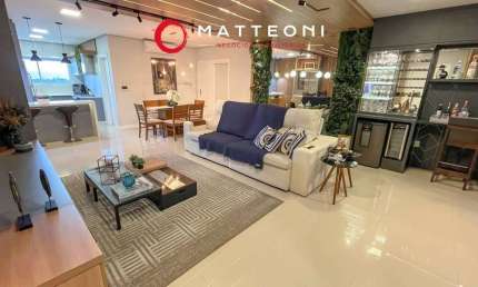Apartamento mobiliado com 3 dormitórios e 143m² em localização nobre