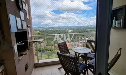 Apartamento viva vista semi mobiliado perto do colégio renovação