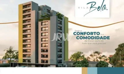 APARTAMENTO A VENDA NO EDIFÍCIO VILA BELA NO BAIRRO JARDIM SANTA CRUZ NA CIDADE DE INDAIATUBA-SP  Área construída 75,29 m²  Sala integrada a cozinha e
