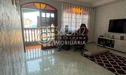 Sobrado para Venda em Santo André, Jardim Aclimação, 3 dormitórios, 1 suíte, 3 banheiros, 2 vagas