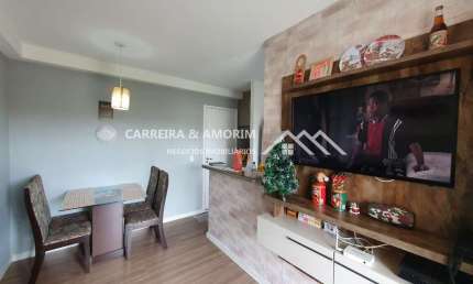 APARTAMENTO A VENDA, 2 DORMITÓRIOS, SALA 2 AMBIENTES E SACADA COM VISTA PANORAMICA, COZINHA, ÁREA DE SERVIÇOS. VAGA DE GARAGEM. JARDIM CASA BLANCA.
