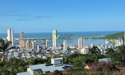 Terreno com linda vista da cidade e do mar  - itajaí/sc