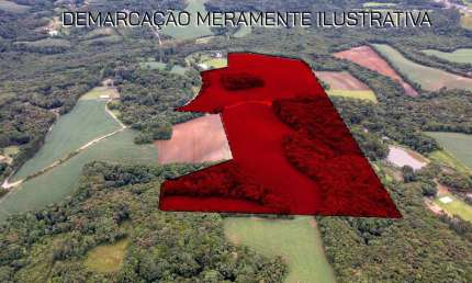 Chácara / sítio à venda na Jardim Florestal, 1, Colônia Mariana, Campo Largo por R$ 4.700.000
