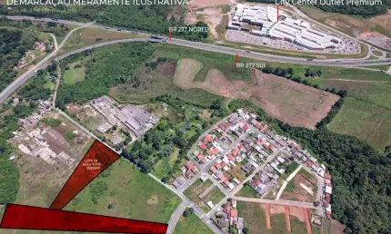 Terreno à venda na Dom Rodrigo, 1800, Loteamento Itaboa, Campo Largo por R$ 880.000