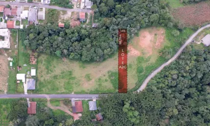 Terreno à venda na cecília martini puppi, 505, vila bancária, campo largo por r$ 500.000