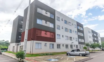 Apartamento com 2 quartos à venda na rua maria joaquina vaz, 721, jardim itaqui, campo largo por r$ 155.000