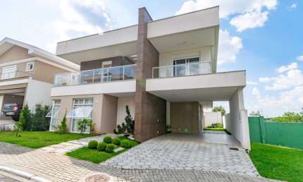 Casa em condomínio fechado com 4 quartos à venda na Rua Hermenegildo Luca, 101, São Braz, Curitiba por R$ 3.150.000