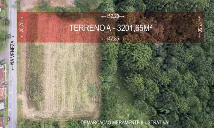 Terreno à venda na Via Veneza, 1, Jardim Padre José de Anchieta, Campo Largo por R$ 1.650.000