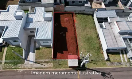 Terreno à venda na Rua Francisco Druzyk, 84, São Marcos, Campo Largo por R$ 125.000