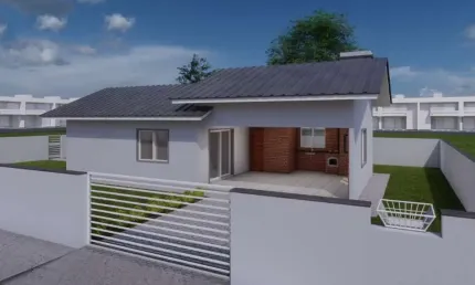 Casa com 2 quartos à venda na Carmem Miranda, 1019, Vila Otto, Campo Largo por R$ 590.000