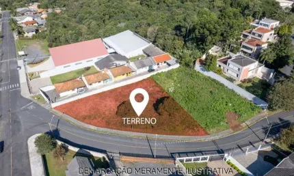 Terreno à venda na Othmar Gerster Scotoni, Vila Elizabeth, Campo Largo por R$ 850.000