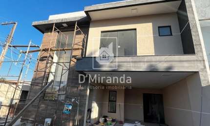 Luxuoso sobrado de alto padrão com 3 quartos todos suíte à venda, Pineville