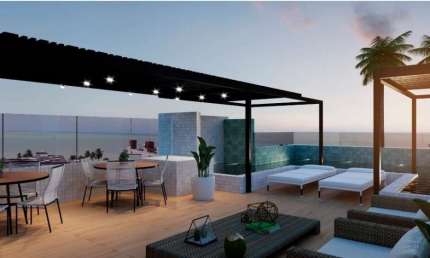 Flat com 2 dormitórios à venda, 51 m² por R$ 375.694,43 - Bessa - João Pessoa/PB