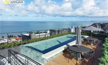 Apartamento com 2 dormitórios à venda, 60 m² por R$ 423.000,00 - Camboinha - Cabedelo/PB