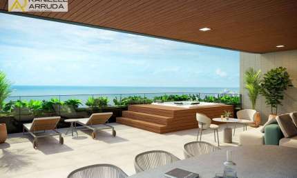 Apartamento com 3 dormitórios à venda, 111 m² por R$ 1.200.278,06 - Poço - Cabedelo/PB