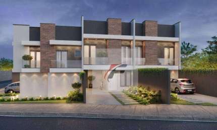 Sobrado com 3 dormitórios à venda, 88 m² por R$ 580.000 - Campo Comprido - Curitiba/PR