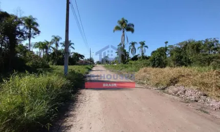 Cinco terrenos junto à venda, saí mirim, itapoá, sc