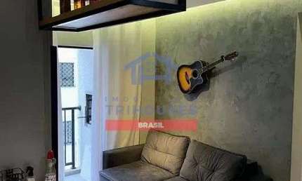 Lindo apartamento mobiliado com 2 dormitórios e vaga de garagem à venda, no bairro  Cidade Industri