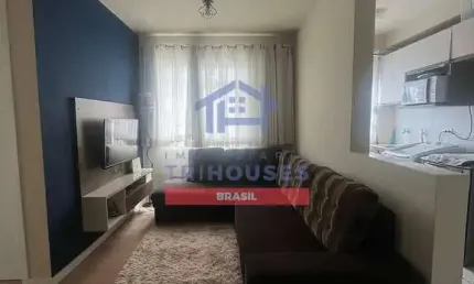 Lindo apartamento com 2 dormitórios à venda, Cidade Jardim, São José dos Pinhais, PR por R$245 mil
