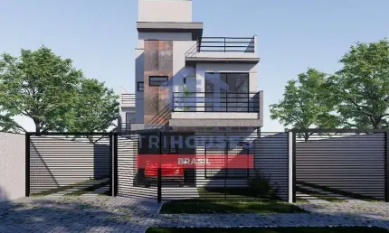 Belo triplex à venda no Xaxim, com 3 dormitórios, sendo uma suíte, e terraço, em uma ótima localiza